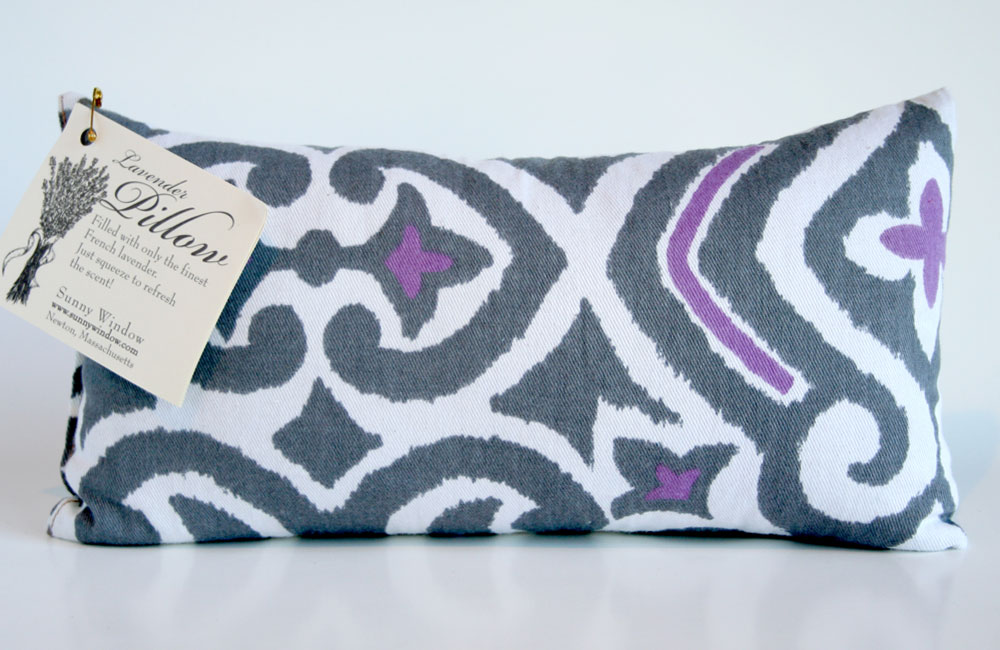 Lavender Medium Pillow Grey Modern Lavender, Sachets & Pillows
