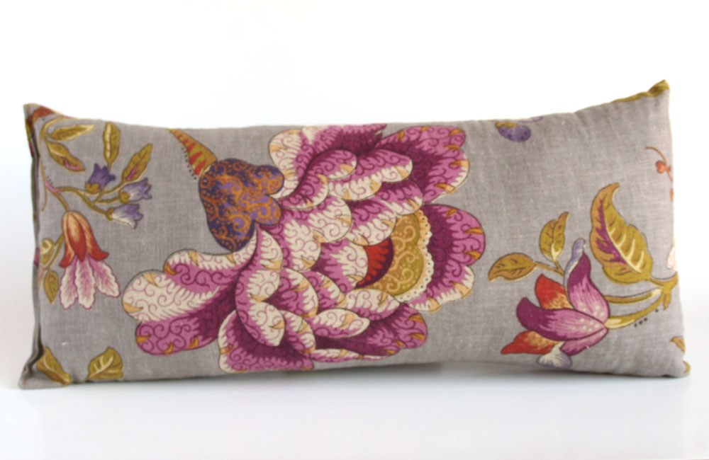 Large Lavender Pillow In Gray Linen Lavender For Home Sachets