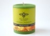 Cedarwood-Balsam Beeswax Pillar