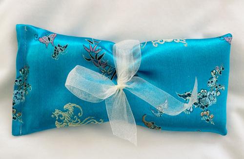 Lavender Eye Pillow - Teal Brocade