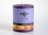 Lavender Beeswax Pillar Candle