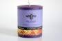 Lavender Beeswax Pillar Candle