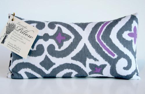 Lavender Medium Pillow - Grey Modern