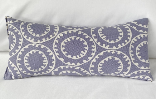 Large Lavender Pillow - Lavender Circles
